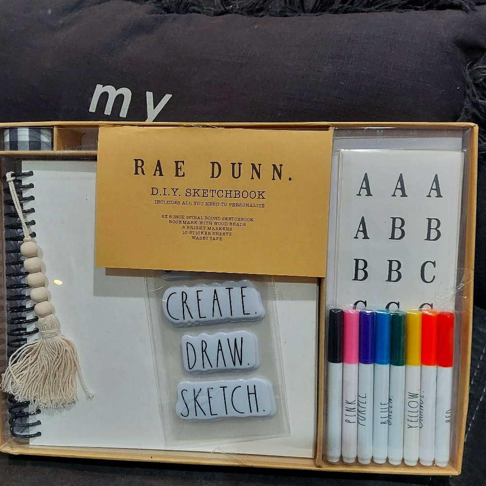 Rae Dunn diy sketchbook